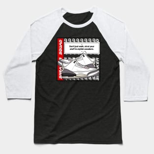 AJ 3 Retro White Cement Shoes Baseball T-Shirt